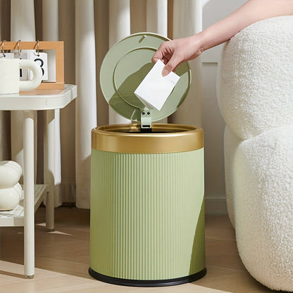 Premium Oval Pedal Bin with Twin Inner Containers - Lusomart