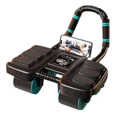 Home Gym Ab Roller Wheel With Pads For Core Workout - Lusomart