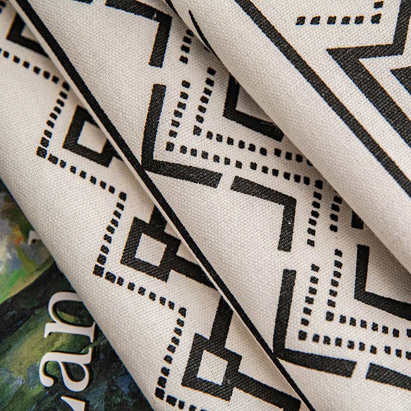 Stylish Patterned Blackout Curtains in Soft Cotton Fabric
