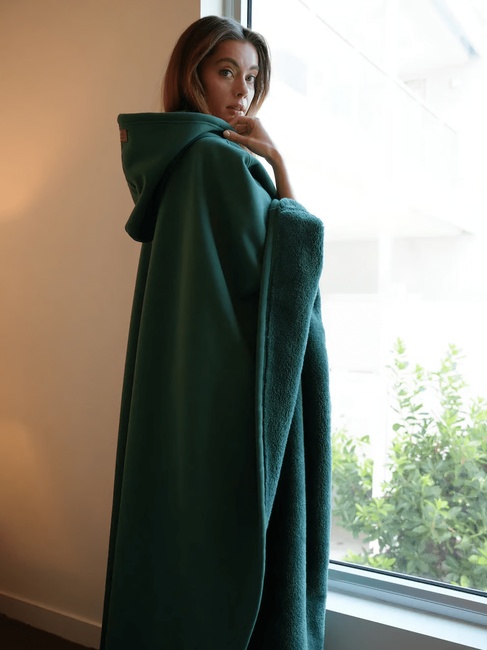 Comfortable Arctic Hoodie Soft Cozy Fleece Jacket