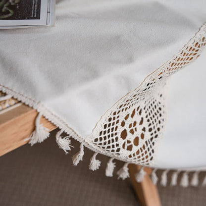 Neutral Semi Sheer Window Curtain Set