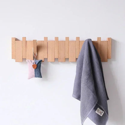 Stylish Wall Mount Coat Rack With Hooks