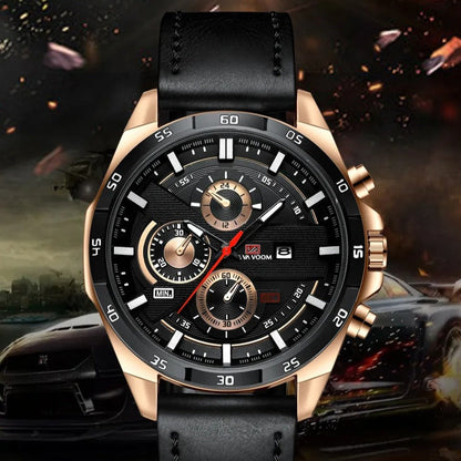 Luxury Leather Men's Classic Watch