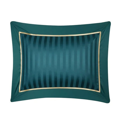 Luxury Soft Green Duvet Cover Set in Cotton