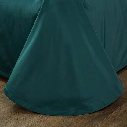 Luxury Soft Green Duvet Cover Set in Cotton
