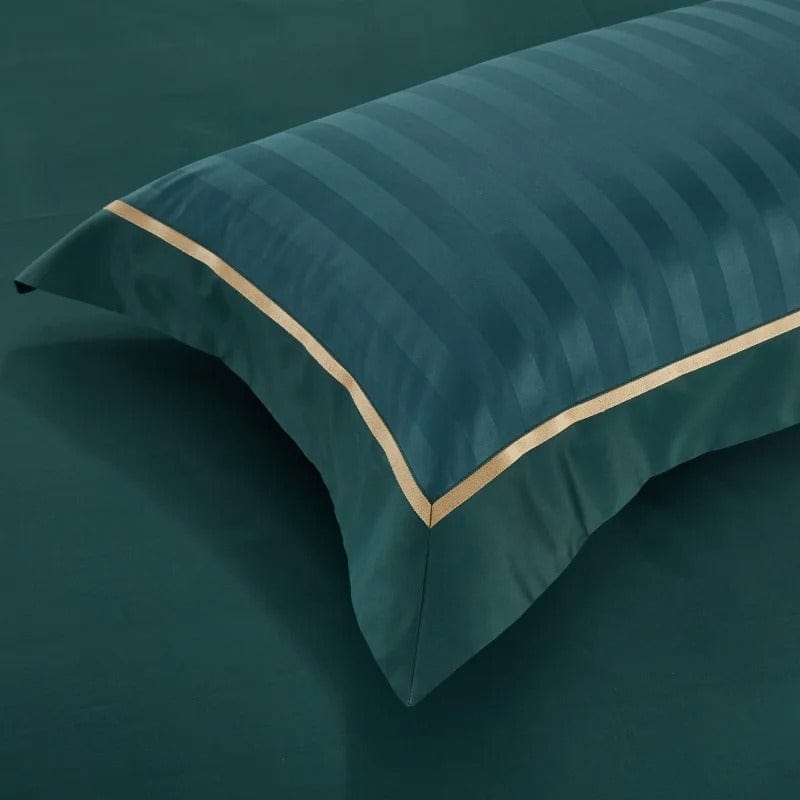 Luxury Soft Green Duvet Cover Set in Cotton
