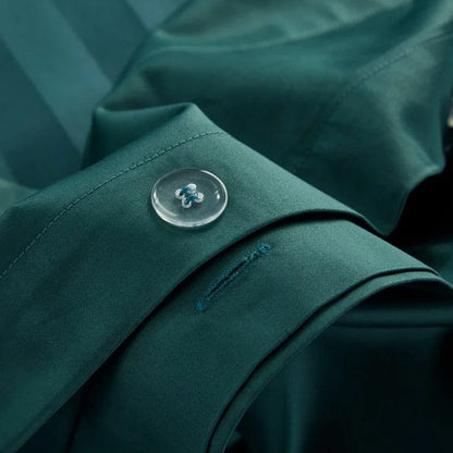 Luxury Soft Green Duvet Cover Set in Cotton