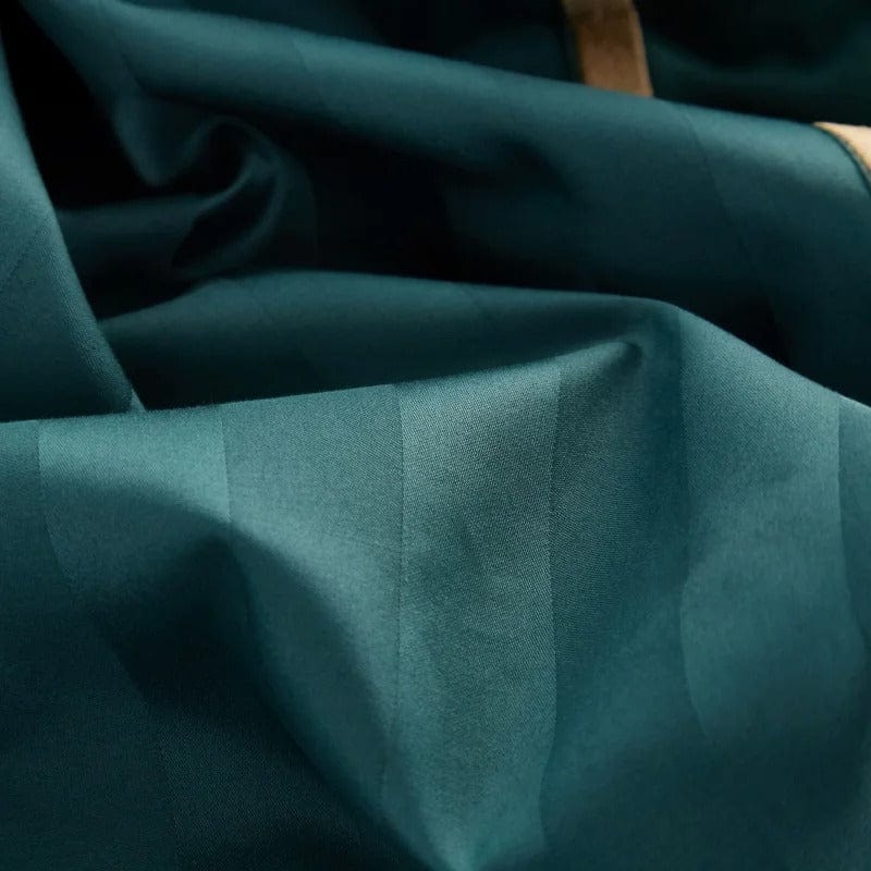 Luxury Soft Green Duvet Cover Set in Cotton