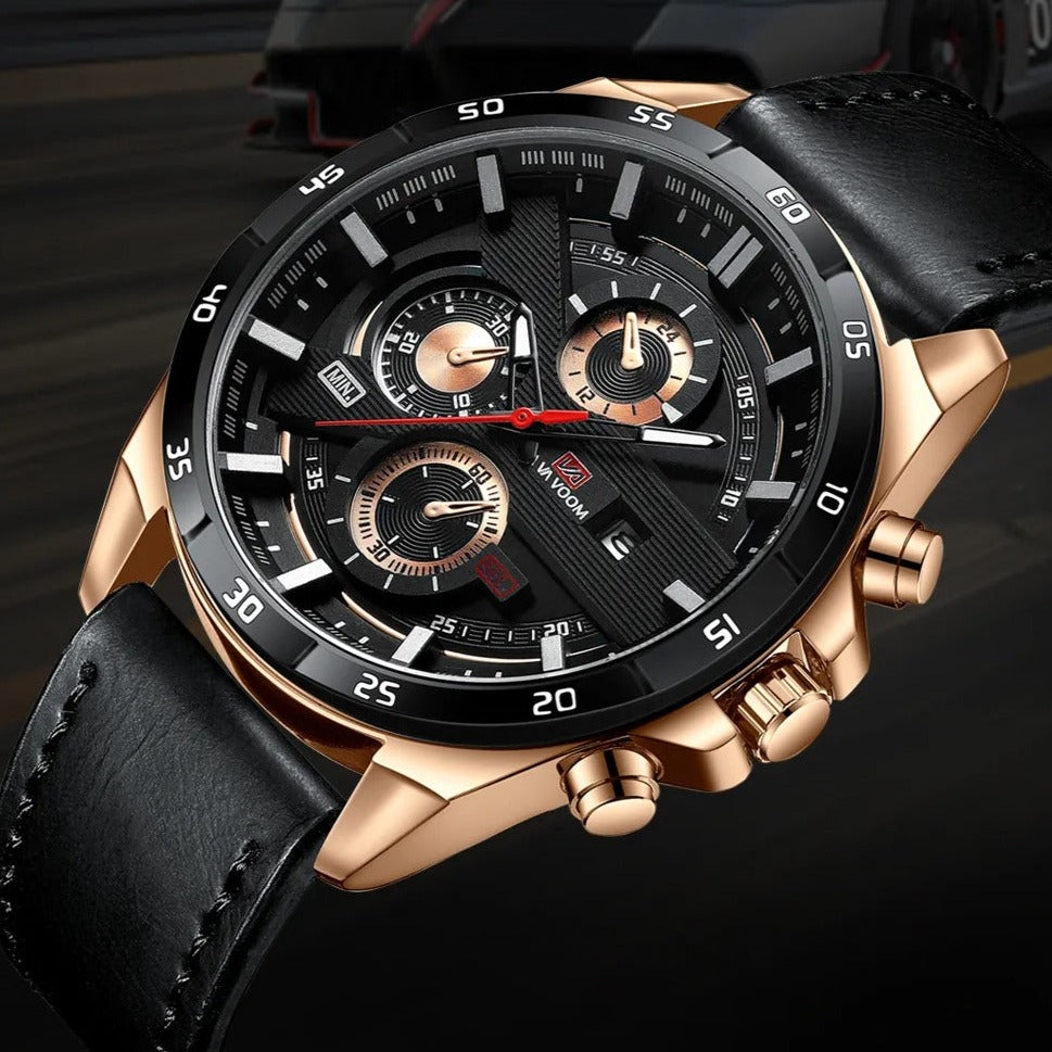 Luxury Leather Men's Classic Watch