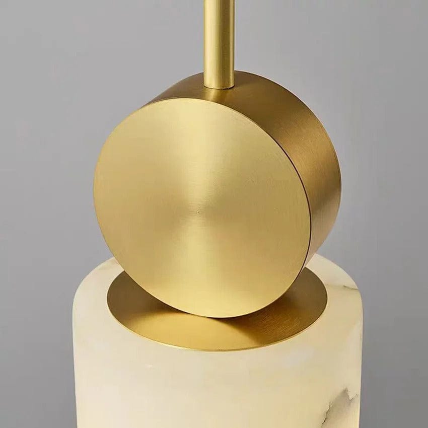 Elegant Marble Gold Drop Pendant