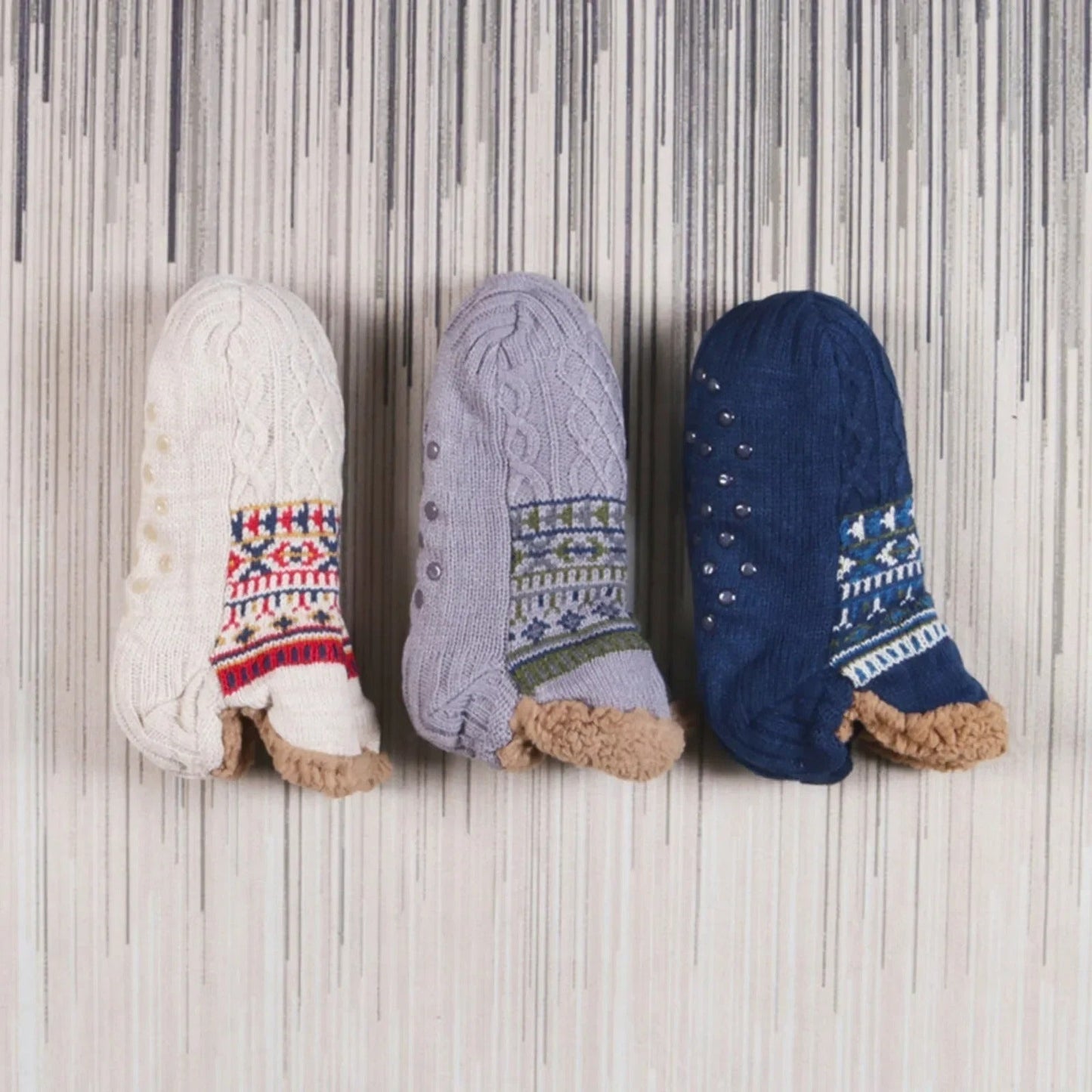 Warm Fuzzy Non Slip Winter House Socks