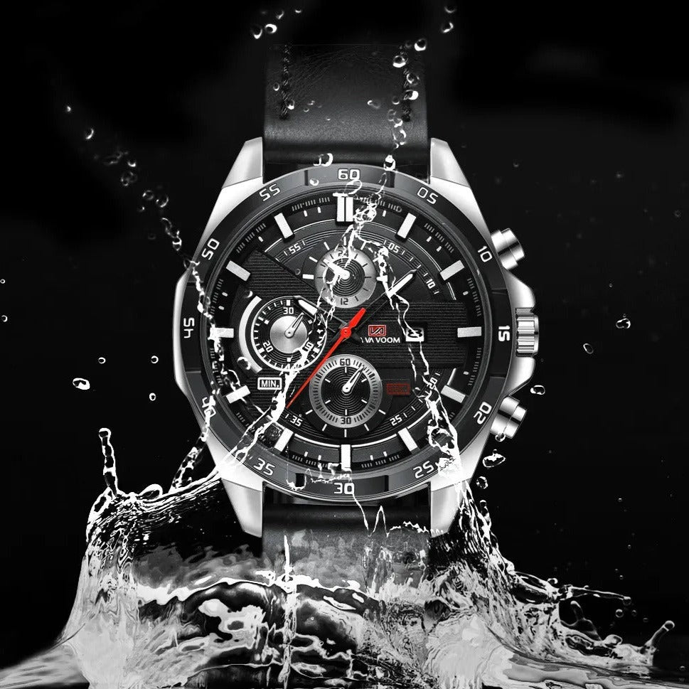 Luxury Leather Men's Classic Watch