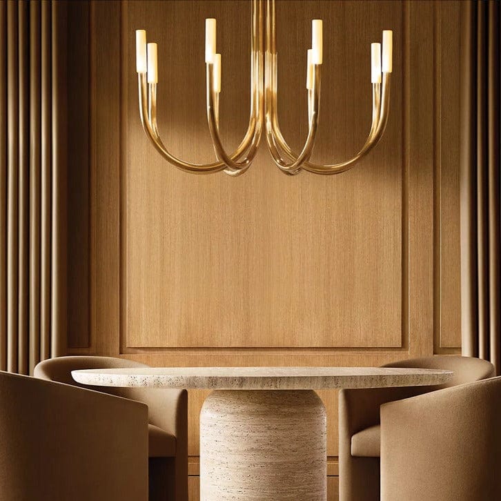 Elegant Circular Hanging Light Fixture - Lusomart
