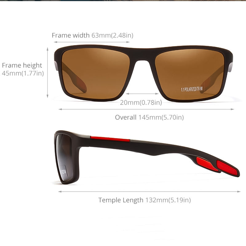 Lightweight Polarized Sports Sunglasses for Men