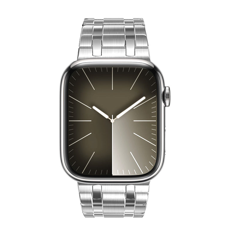 Clear Stainless Steel Apple Watch Magnetic Band