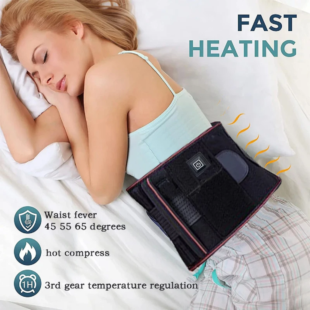 Warm Back Pain Relief Wrap Belt