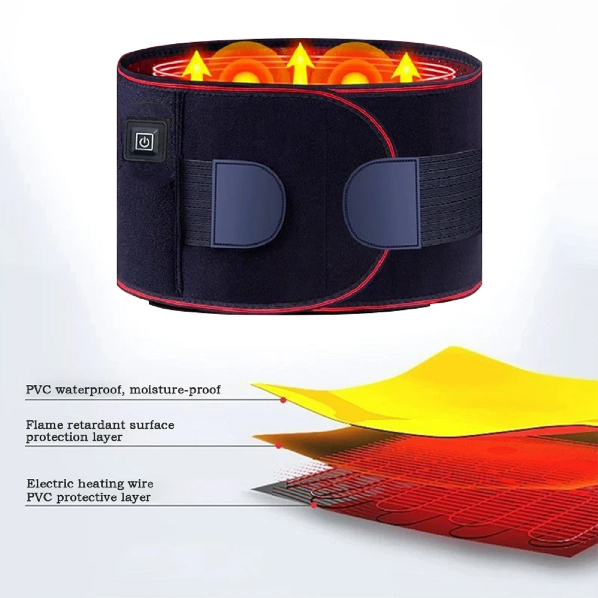 Warm Back Pain Relief Wrap Belt