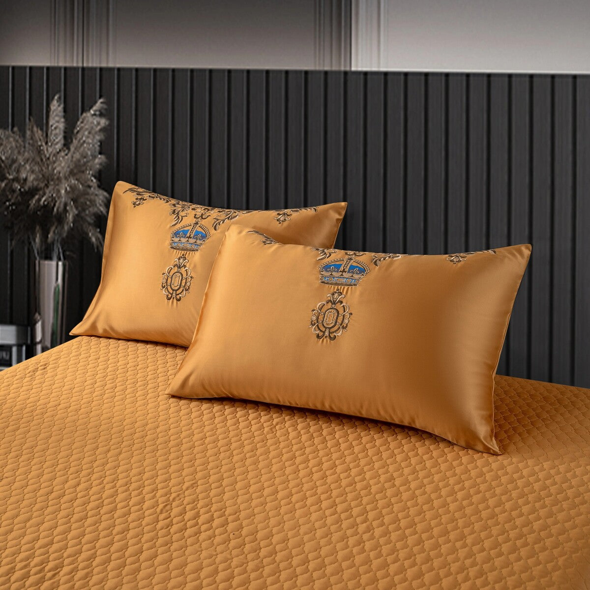 Soft Royal Cotton Bedding Set in Rich Colors