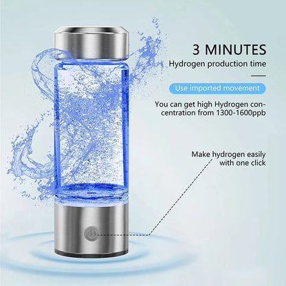 Pure Hydrogen Infused Water Bottle for Healthy Hydration