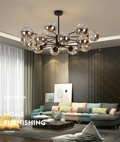 Elegant Glass Pendant Chandelier for Luxury Homes - Lusomart