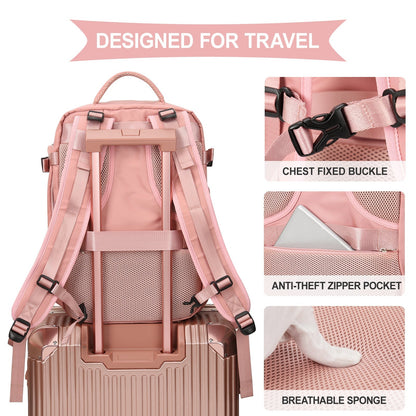 Spacious Smart Expanding Travel Backpack for Men Women
