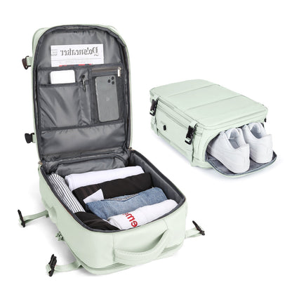 Spacious Smart Expanding Travel Backpack for Men Women