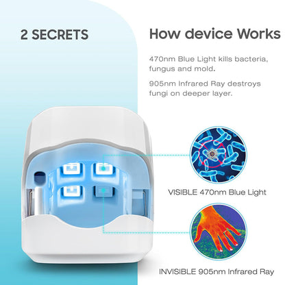 Easy Home Toenail Fungus Removal Laser Device
