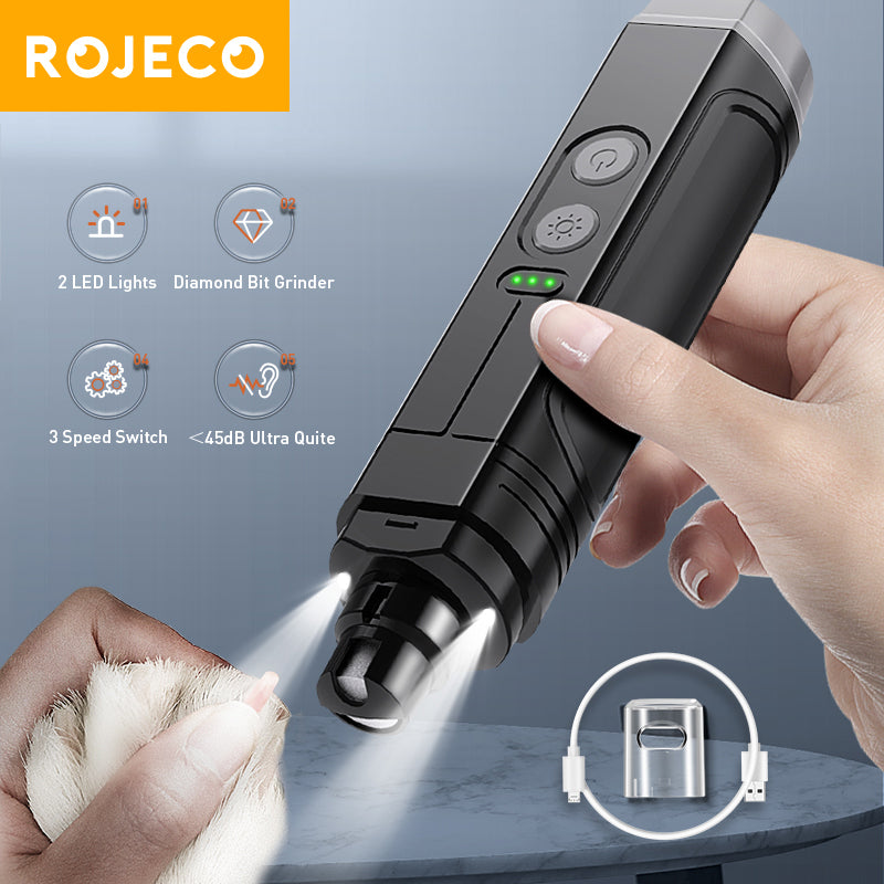 Pet Nail Trimmer LED Clipper for Dogs and Cats