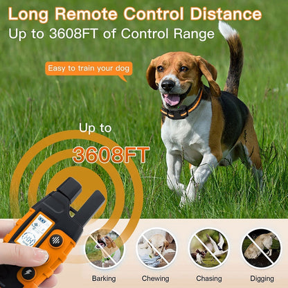Waterproof Remote Control Dog Training Collar Outdoor