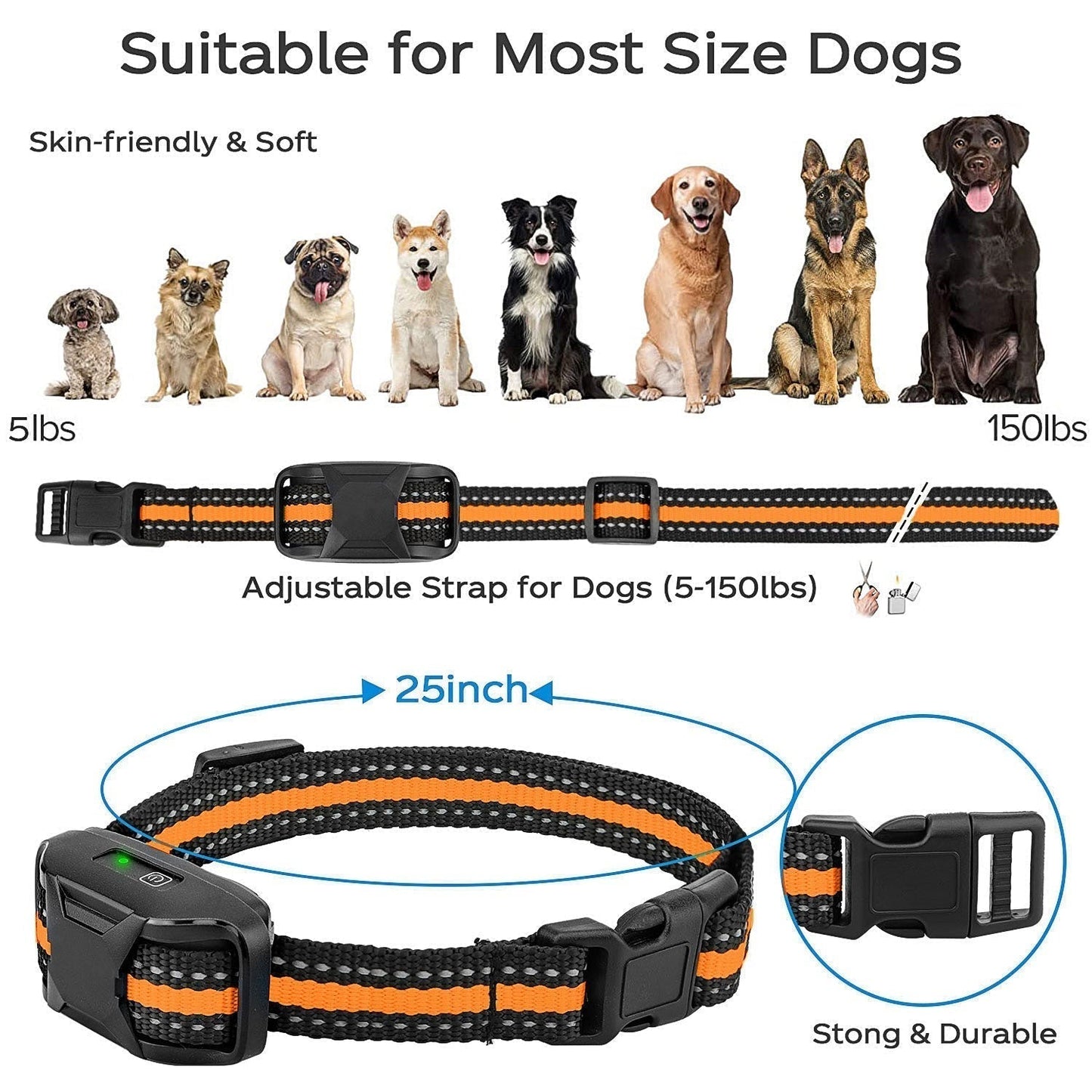 Waterproof Remote Control Dog Training Collar Outdoor