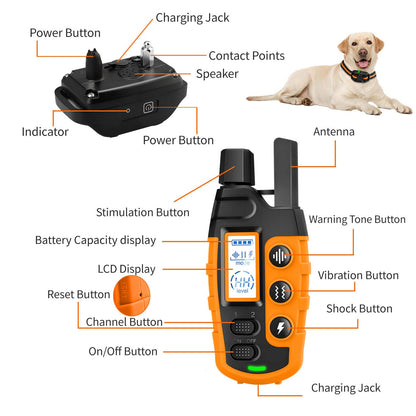 Waterproof Remote Control Dog Training Collar Outdoor