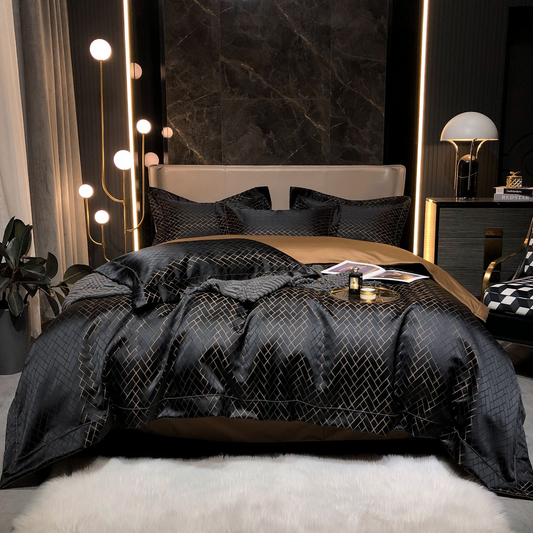Soft Premium Patterned Duvet Cover Set For Bedroom - Lusomart