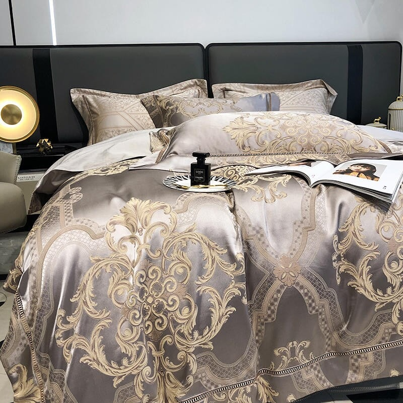 Luxury Soft Duvet Cover Set Silky Bedding - Lusomart
