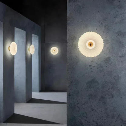 Soft Glow Ripple Glass Wall Light - Lusomart
