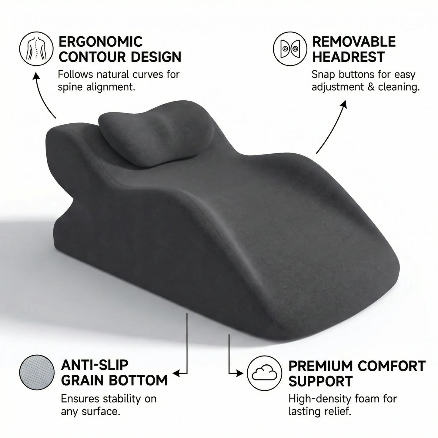 Orthopedic Contour Support Neck Pillow