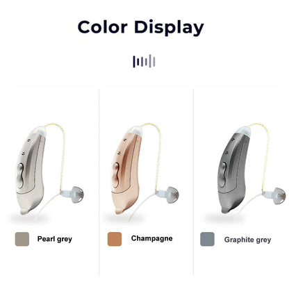 Discreet Behind Ear Hearing Aids With Bluetooth Control