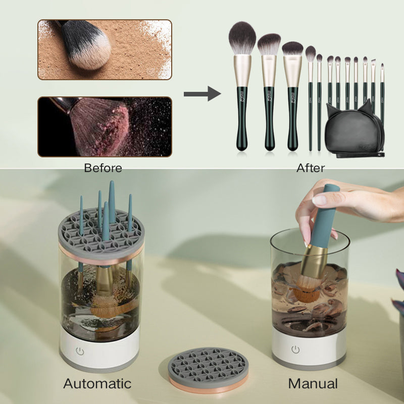 Easy 3 in 1 Electric Makeup Brush Cleaner