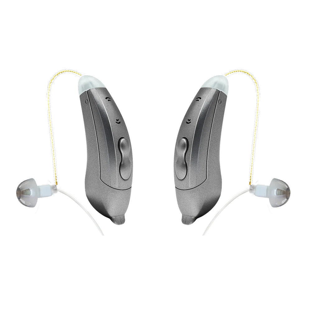 Discreet Behind Ear Hearing Aids With Bluetooth Control