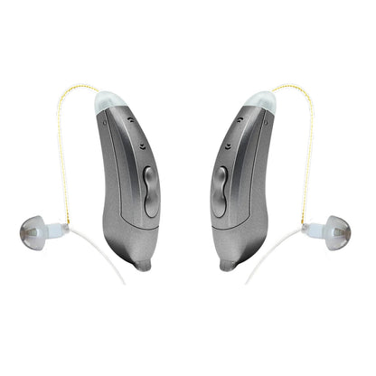 Discreet Behind Ear Hearing Aids With Bluetooth Control