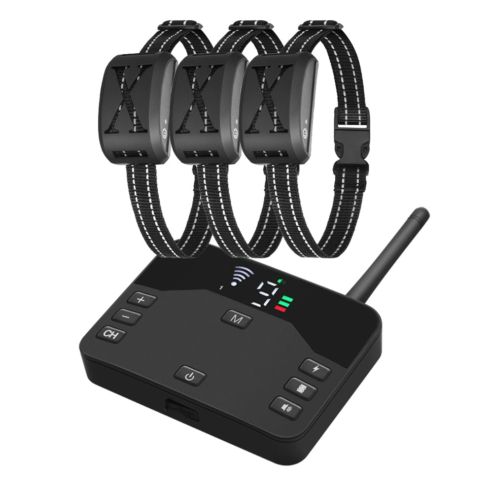 Rechargeable Dog Training Collar with Waterproof Tracker