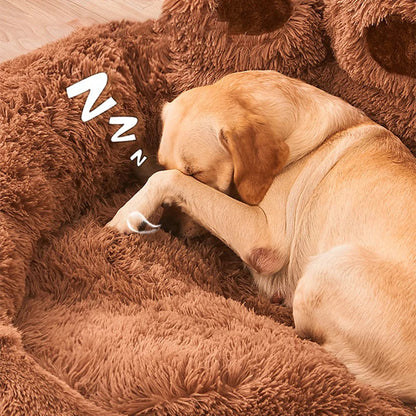 Comfortable Orthopedic Calming Dog Bed for Relaxing Sleep