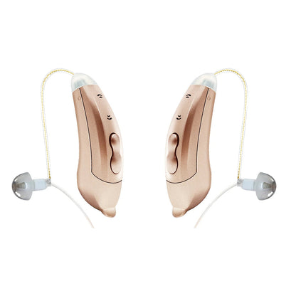 Discreet Behind Ear Hearing Aids With Bluetooth Control