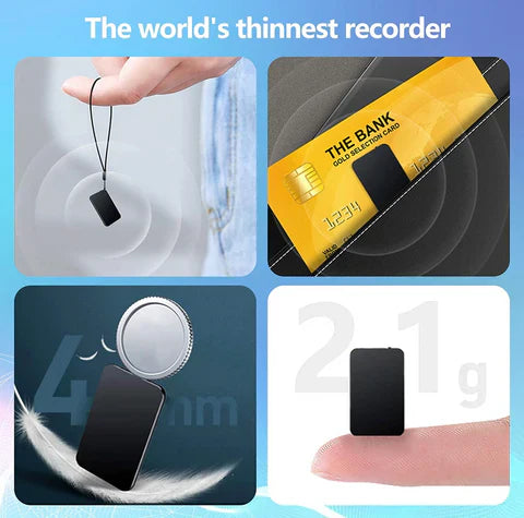 Small Portable Voice Activated Audio Recorder