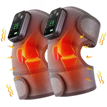 Therapeutic Heated Vibration Knee and Shoulder Support Wrap