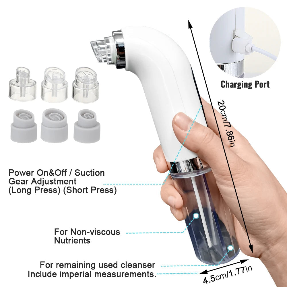 Pore Cleansing Blackhead Removal Tool With Soft Suction