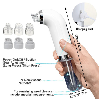 Pore Cleansing Blackhead Removal Tool With Soft Suction
