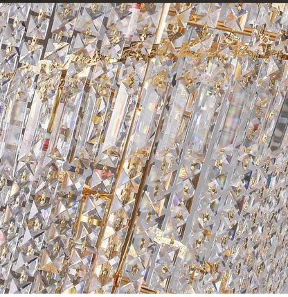 Elegant Stairway Crystal Chandelier