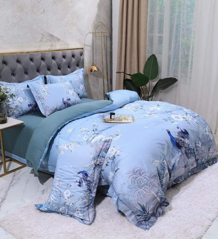 Soft Cotton Bedding Set with Flower Pattern