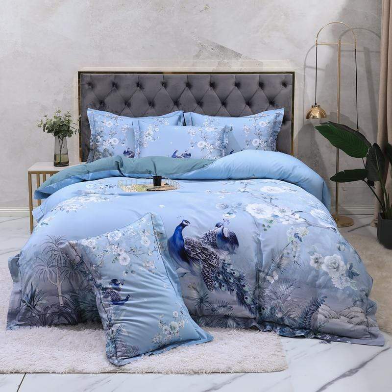 Soft Cotton Bedding Set with Flower Pattern - Lusomart