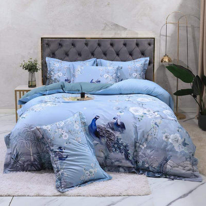 Soft Cotton Bedding Set with Flower Pattern - Lusomart